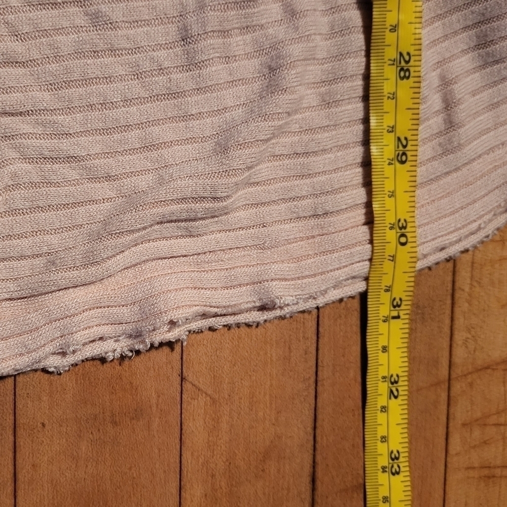 FREE PEOPLE Lovers Split Back Pullover Ribbed Tun… - image 9